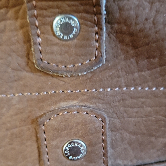 Longchamp Brown Leather Tote Bag - Picture 3 of 16